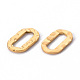 Hammered 201 Stainless Steel Linking Rings STAS-T052-16G-2