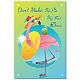 CREATCABIN Funny Tin Sign Metal Signs Vintage Flamingo Don't Make Me Put My Foot Down Sign Plaque Poster Wall Art for Holiday Decor Home Coffee Restaurant Bar Sign 8 x 12 Inch AJEW-WH0157-373-1