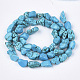 Chapelets de perles en turquoise synthétique TURQ-S391-05-2