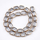 Electroplate Glass Beads Strands EGLA-S188-10G-2