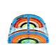 Stampi portapenne in silicone alimentare arcobaleno SIMO-PW0006-036-5