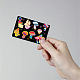 Autocollants de carte imperméables en plastique pvc DIY-WH0432-068-5