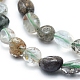 Chapelets de perles en quartz lodolite naturel X-G-L550A-07-2