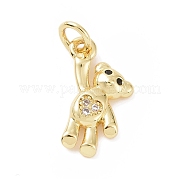 Латунные микро проложить кубического циркония подвески KK-C012-15G