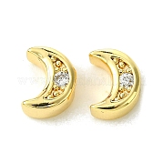 Латунные микро проложить кубического циркония бусы FIND-Z035-16G