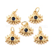 Латунные подвески из кубического циркония с микропаве KK-D065-04G