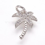 Латунные микро проложить кубического циркония подвески ZIRC-K070-38P