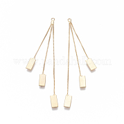 Латунные цепочки с кисточками большие подвески KK-S348-466G-NF