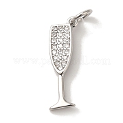 Кубические подвески из латуни с микропаве KK-U027-07P-02