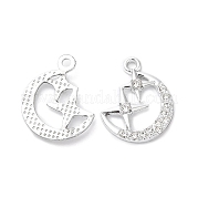 Подвески из сплава с кристаллами и стразами RB-L036-VF880-1