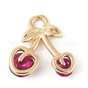 Латунные микро проложить кубического циркония подвески KK-R219-28G-01