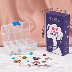 Kit fai da te per realizzare orecchini a tema pace&nbsp;DIY-SC0013-53