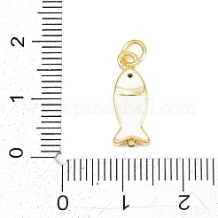 Messing Emaille-Anhänger&nbsp;LS-KK-F938-20G-01