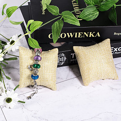 Kissenhalter aus Krafthanf für Schmuck&nbsp;BDIS-WH0002-01