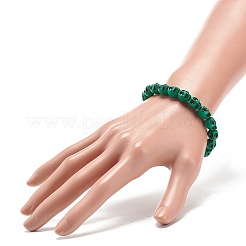 Set di braccialetti elastici con perline in plastica con teschio da 9 pz e 9 colori per donna&nbsp;BJEW-JB08900