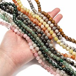 Fili di perline di gemstone naturale&nbsp;G-F591-03M-8mm