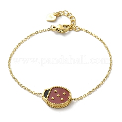 Charm-Armbänder aus Edelstahl 304 mit Ankerkette für Damen&nbsp;BJEW-U024-02G-02