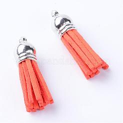 Faux Wildleder Quaste Anhänger Schmuck&nbsp;FIND-T002-A
