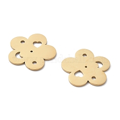 Dijes de conector de flor hueca cortados con láser de acero inoxidable 304&nbsp;STAS-M111-10G