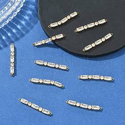 Verbindungsanhänger mit durchsichtigem Zirkonia-Pavé aus Messing&nbsp;XGRQ3P965-641G
