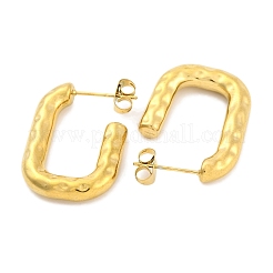 Boucles d'oreilles à tige en acier inoxydable 304 avec placage ionique (IP)&nbsp;EJEW-H013-23G