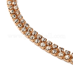 Quaste Legierung Kristall Strass Oberschenkel Kette&nbsp;AJEW-G059-01A-G