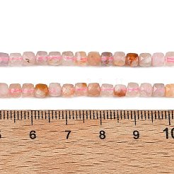 Natürliche Kirschblüte Achat Perlen Stränge&nbsp;G-D103-C02