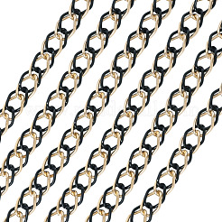 Catene a maglie romboidali bicolore in alluminio da 2 m&nbsp;CHA-TA0001-41BG