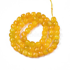 Chapelets de perles d'agate naturelle&nbsp;G-S359-375F