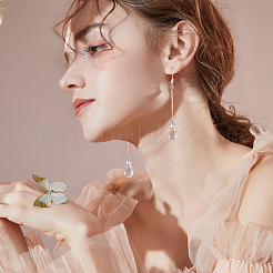 Crochets d'oreille en laiton&nbsp;KK-FH0001-13-RS