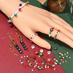 Kit para hacer pulseras y aretes navideños diy&nbsp;DIY-YW0005-85