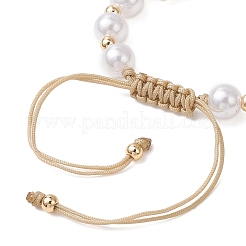 Braccialetti di perline intrecciate in turchese sintetico&nbsp;BJEW-JB13494