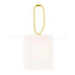 Porte-clés en acrylique avec pochette photocard&nbsp;DIY-A024-04A