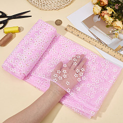Polyestergewebe mit Blumenmuster&nbsp;DIY-WH0591-147B
