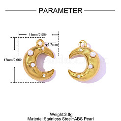 Strassanhänger aus Edelstahl 304&nbsp;STAS-OY016-19G