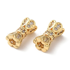 Perline zirconi micro pave  in ottone&nbsp;KK-P239-33G