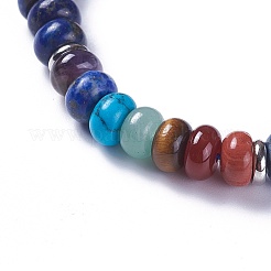 Bracelets réglables de perles tressées avec cordon en nylon&nbsp;BJEW-F369-C11