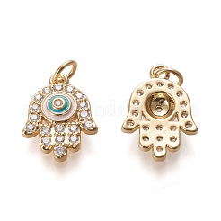 Messing micro pave klare zirkonia anhänger&nbsp;ZIRC-L098-002G