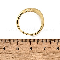 Anelli polsino in ottone a forma di delfino per donna&nbsp;RJEW-Z085-01G-02