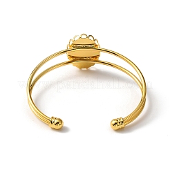 Herstellung von Armreifen aus Legierung mit Doppeldrahtmanschette&nbsp;FIND-WH0126-156G