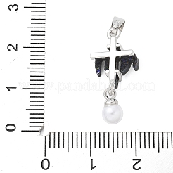 Cremagliera pendenti in ottone placcatura&nbsp;KK-Q009-03P-06