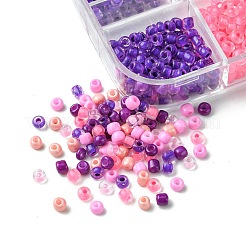Gemischte Stile Glas runde Saatperlen&nbsp;SEED-FS0001-16A