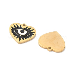 Pendentifs en acier inoxydable 304 émaillés&nbsp;STAS-K295-56G-02
