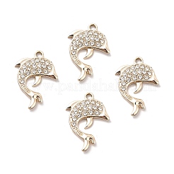 Legierung Kristall Strass Anhänger&nbsp;ALRI-C007-62LG