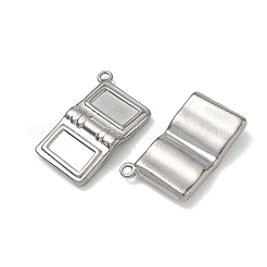 Cabochon pendenti in acciaio inossidabile 304&nbsp;SA-CBAE5AC-23P