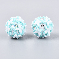 Handgefertigte Polymer Clay Strass- und Harzperlen&nbsp;CLAY-T022-01C