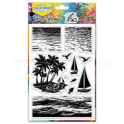 Timbri trasparenti in plastica pvc&nbsp;DIY-WH0618-0241