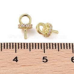 Latón con clavijas de circonita cúbica&nbsp;LS-KK-B087-13A-G