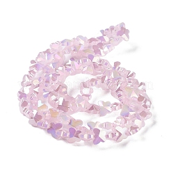 Fili di perle di vetro a farfalla elettrolitica&nbsp;EGLA-A036-10A-AB02