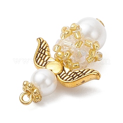 Pendentifs en perles de verre nacrées et en verre&nbsp;PALLOY-MZ00978-02